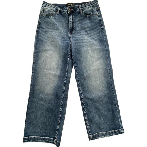 Judy Blue Denim - Judy Blue Womens Wide Leg Jeans Size 13/31
